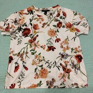 Forever 21 floral t shirt